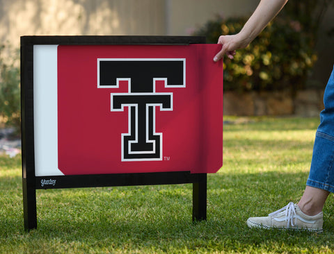 Texas Tech TT Red Yardsy Sign