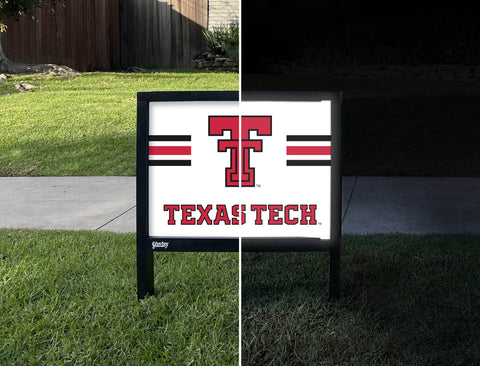 Texas Tech TT White Yardsy Sign