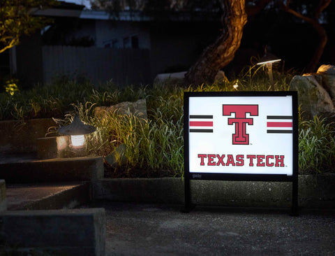 Texas Tech TT White Yardsy Sign