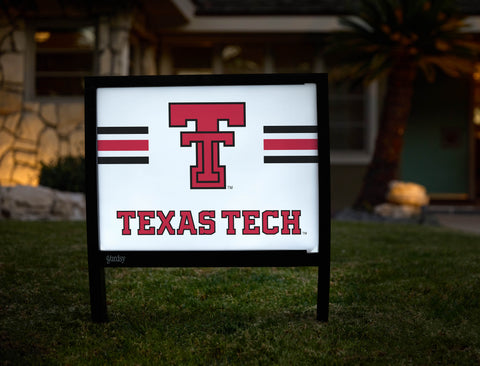 Texas Tech TT White Yardsy Sign