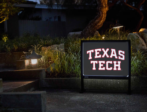 Texas Tech Black Yardsy Sign