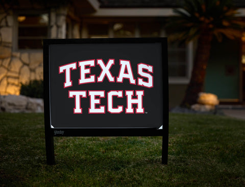 Texas Tech Black Yardsy Sign