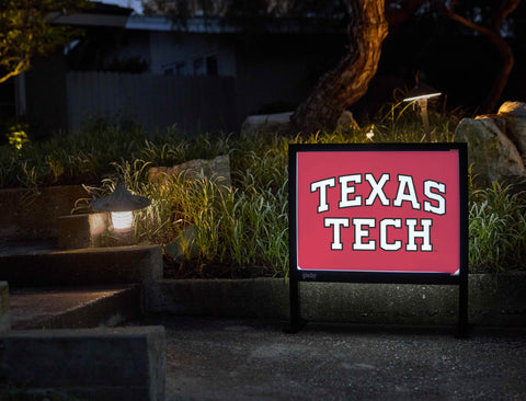 Texas Tech Red Yardsy Sign