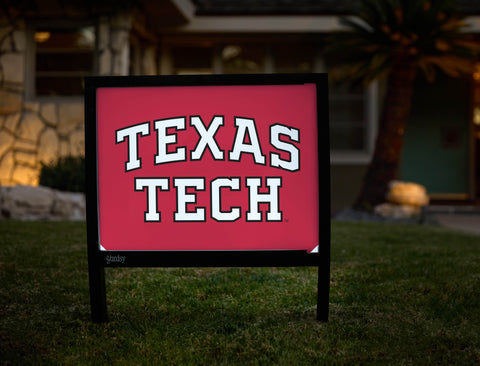 Texas Tech Red Yardsy Sign