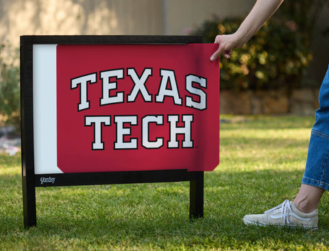 Texas Tech Red Yardsy Sign