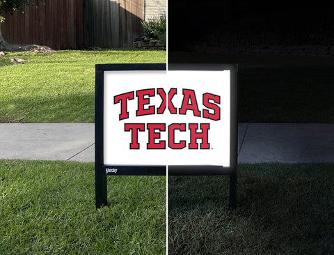 Texas Tech White Yardsy Sign