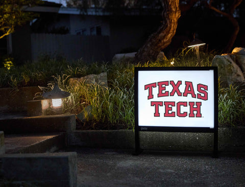 Texas Tech White Yardsy Sign
