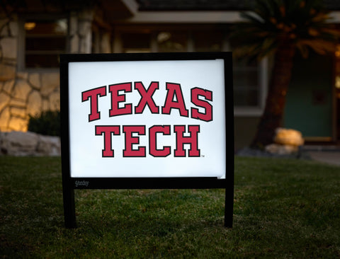 Texas Tech White Yardsy Sign