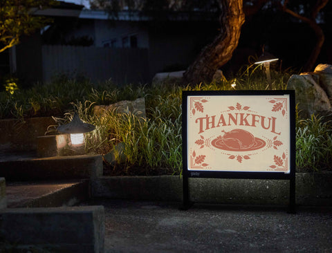 Thankful Yardsy Sign - Flat Feet