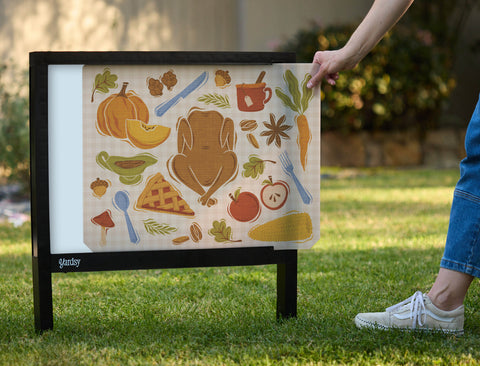 Thanksgiving Feast Yardsy Sign - Interchangeable