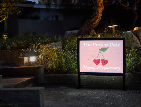 The Perfect Pair Yardsy Sign - Flat Feet