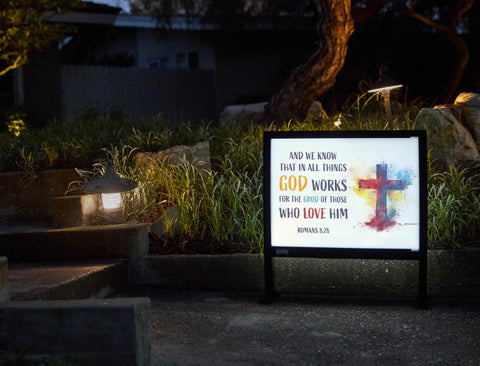 Those Who Love Him Yardsy Sign - Flat Feet