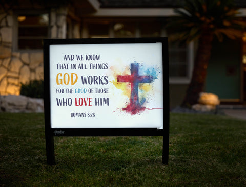 Those Who Love Him Yardsy Sign - Hero