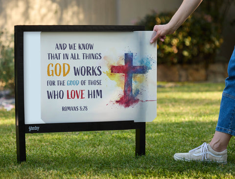 Those Who Love Him Yardsy Sign - Interchangeable
