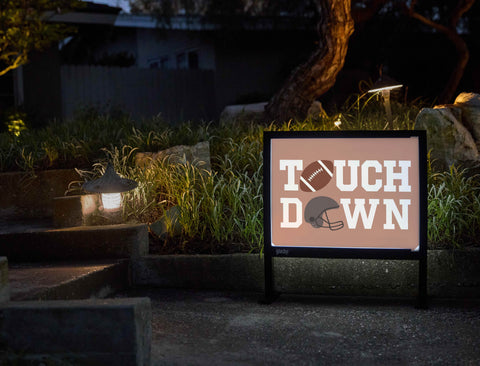 Touch Down Yardsy Sign - Flat Feet