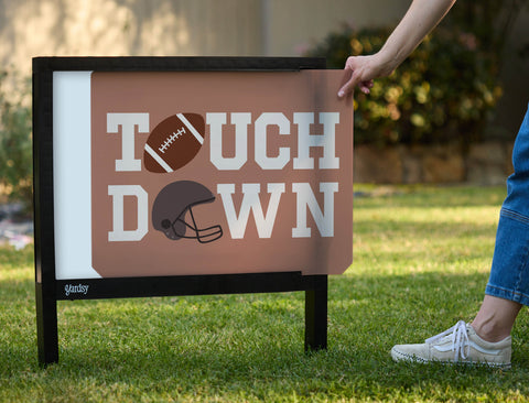Touch Down Yardsy Sign - Interchangeable