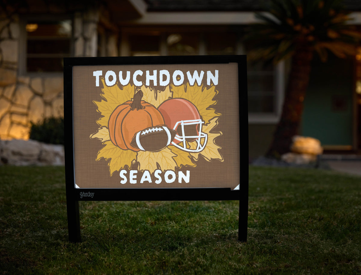 Touchdown Season Yardsy Sign