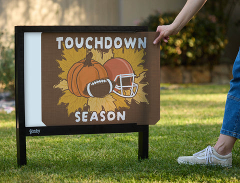 Touchdown Season Yardsy Sign - Interchangeable