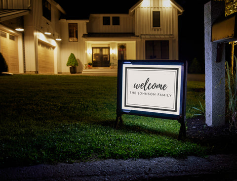 Welcome Custom Yardsy Sign
