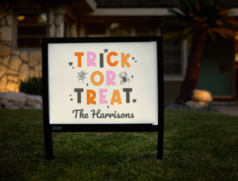 Trick Or Treat Custom Yardsy Sign - Hero