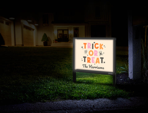 Trick Or Treat Custom Yardsy Sign