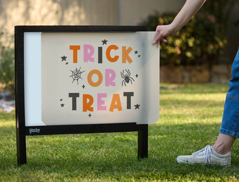 Trick Or Treat Yardsy Sign