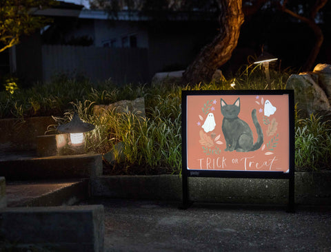Trick or Treat? Halloween Inspired Yardsy Sign - Flat Feet