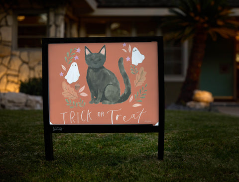 Trick or Treat? Halloween Inspired Yardsy Sign - Hero