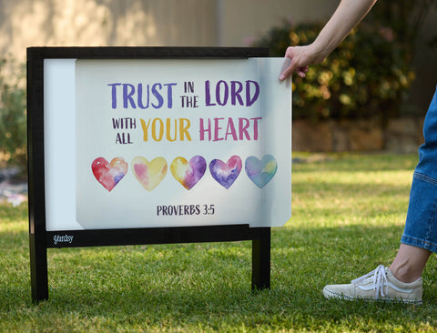 Trust in the Lord Yardsy Sign