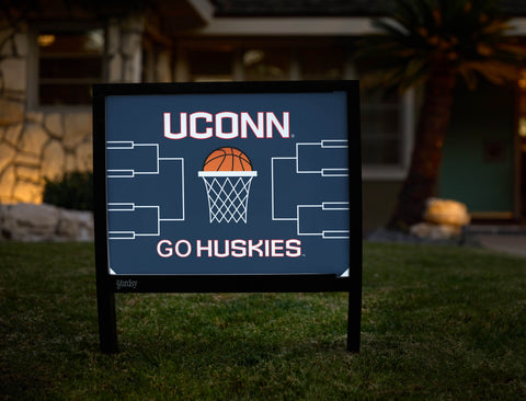 UCONN Basketball Yardsy Sign - Hero