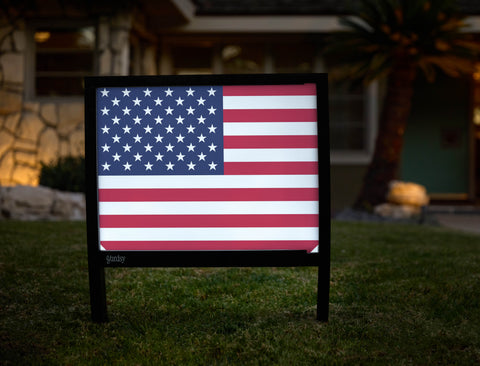 USA Flag Yardsy Sign - Hero