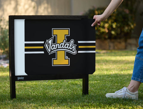 University of Idaho Vandals Black Yardsy Sign - Interchangeable