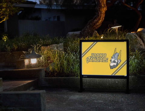 University of Idaho Vandals Mascot Pride Gold Yardsy Sign - Flat Feet