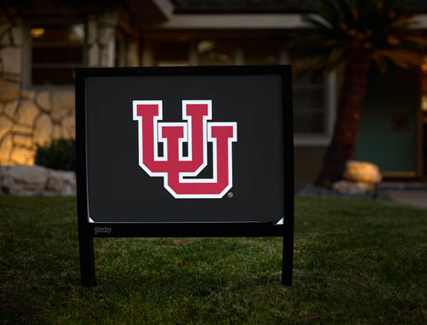University of Utah Black Yardsy Sign - Hero