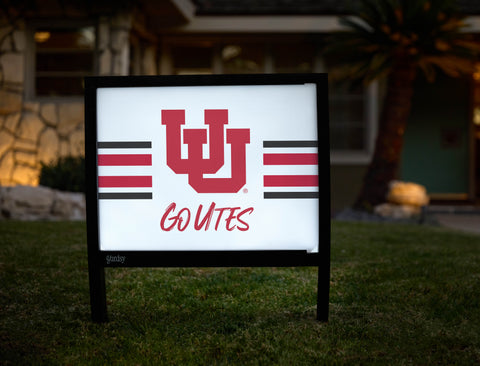 University of Utah Go UTES Yardsy Sign - Hero