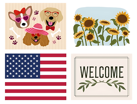 Welcome Dog Bundle 1 (Inserts Only)