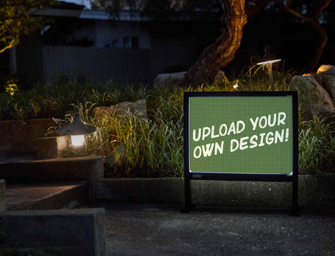 Upload Your Own Yardsy Sign - Flat Feet