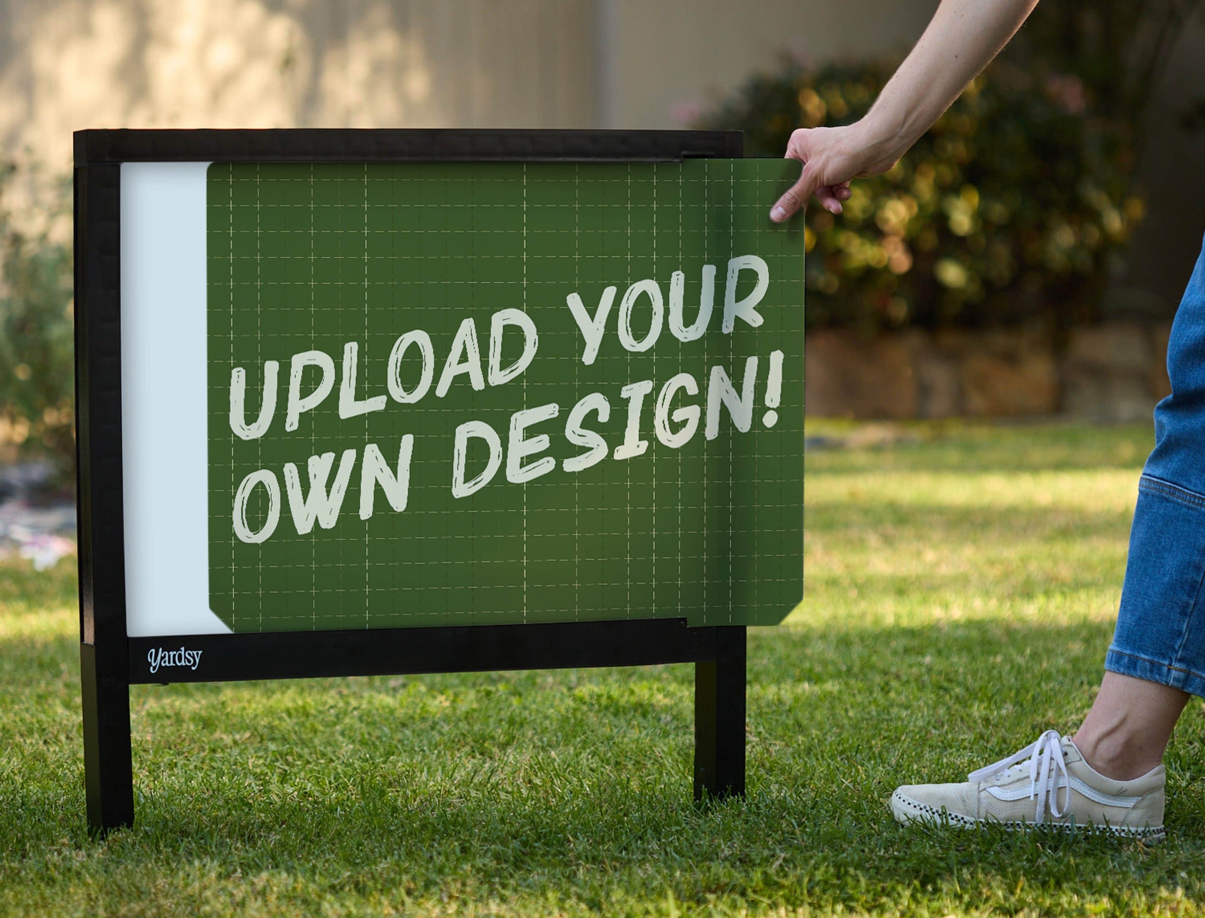 Upload Your Own Yardsy Sign