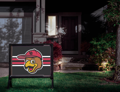 Utah Swoop Black Stripe Yardsy Sign