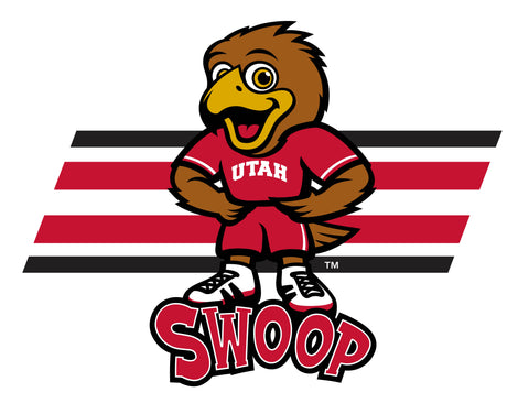 Utah Utes Swoop White Yardsy Sign