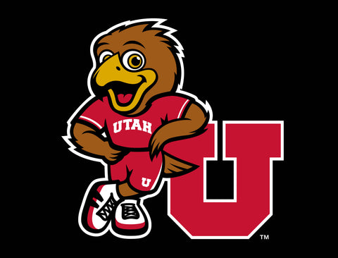 Swoop University of Utah Black Yardsy Sign