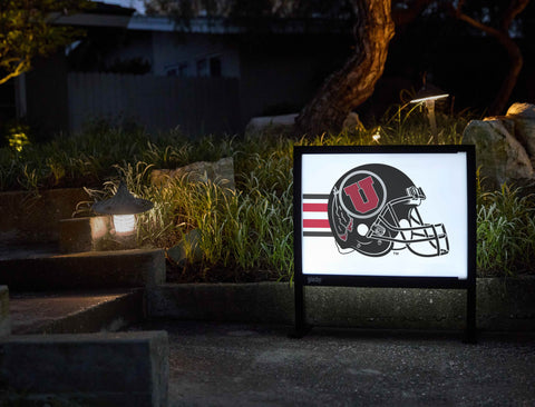 Utah Helmet Black Yardsy Sign - Flat Feet