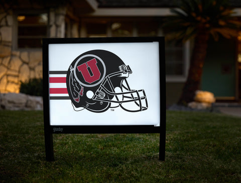 Utah Helmet Black Yardsy Sign - Hero