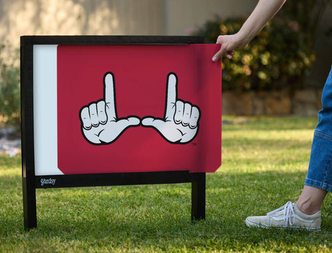 Utah "U" Hand Red Yardsy Sign - Interchangeable
