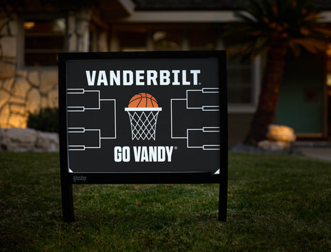 Vanderbilt Basketball Yardsy Sign - Hero