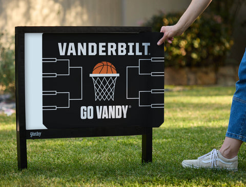 Vanderbilt Basketball Yardsy Sign - Interchangeable