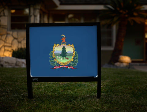 Vermont State Flag Yardsy Sign - Hero