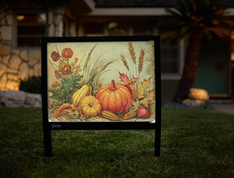 Vintage Fall Still Life Artistic Yardsy Sign - Hero