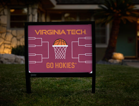 Virginia Tech Basketball Yardsy Sign - Hero