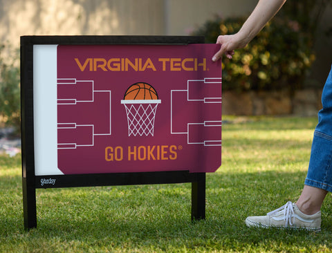 Virginia Tech Basketball Yardsy Sign - Interchangeable